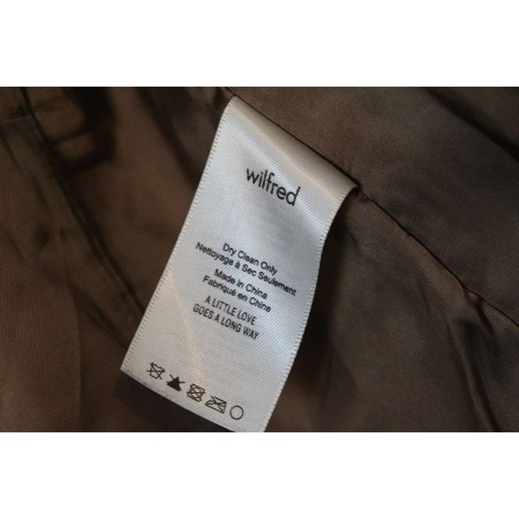 *Flawed Aritzia Wilfred The Cocoon Long Coat Wool Cashmere Camel Size XXS H14288 - Picture 9 of 15